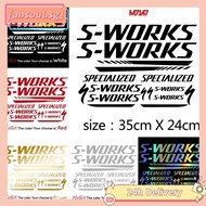 <ANSOUL> SPECIALIZED S-WORKS Sticker Decal for Mountain Bike/Road Bike