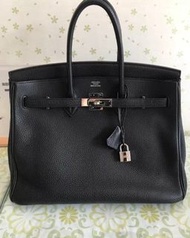 客戶叫我幫佢試試，啱價先賣，唔好大幅壓價，Hermes Birkin 35 黑銀 noir Phw togo