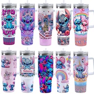 1180ml Cartoon StitXX 40oz Water bottle Ice Tumbler Car Cup Beer Insulated Cup