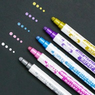 5pcs/set Double-headed Metallic Fluorescent Pen Dot Painting Doodle Doodle Pen Multi-function Color 