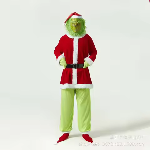 Premium Santa Claus Costume Set Christmas Costumes Santa Suit Christmas Clothing Cosplay Costume San