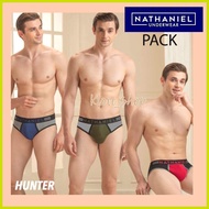 ☏ 🅷 ◟ ◲ NATHANIEL MENS BRIEF UNDERWEAR COTTON NATASHA 100% ORIGINAL