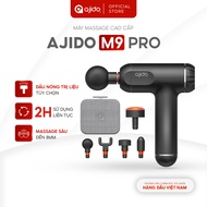 Máy Massage Cầm Tay AJIDO AJ - M9 Pro 6 Cấp Độ 4 Đầu Thay Thế - Mát Xa Toàn Thân Giãn Cơ Đấm Lưng Cổ