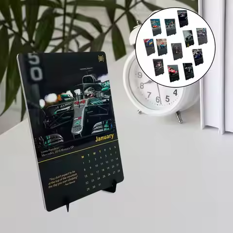 Desk Calendar Calendar 2024 Gift Indoor Collection Table Centerpieces F1 Racing Calendar Ornament fo
