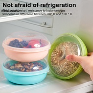 Bagel Container Round Sandwich Box Bagel Keeper Holder Bread Storage Box Bagel Saver Container for H