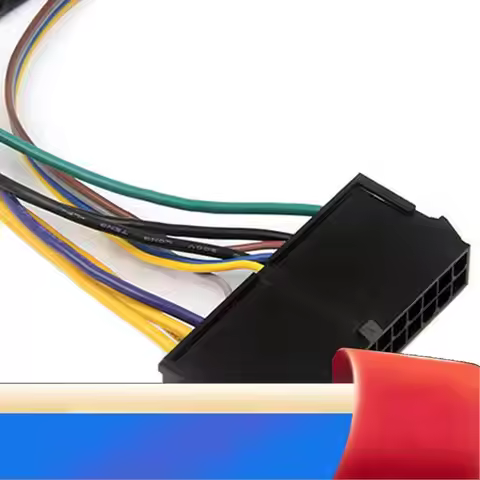 30CM Modular Power Supply Cable ATX 24Pin 24 Pin Female To 6Pin 6-Pin Male 6Pin Connector For HP Eli
