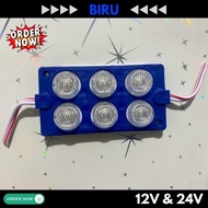 6-EYE 12-VOLT AND 24-VOLT WATERPROOF LED MODULE LIGHTS