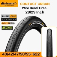 Continental Contact Urban 28/29 Inch Bicycle Wire Bead Tires 40/42/47/50/55-622 180 TPI MTB E-Bike T
