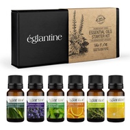 EGLANTINE Essential Oil Sets Top 6 Oils for Aromatherapy Oil Blends for Diffusers 100% Natural Massa
