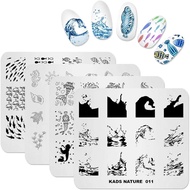 KADS Nail Art Stamp Plate - Ocean Sea Mermaid Series Nail Stamping Plate Template Image DIY Decorati