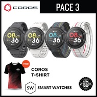 (FREE GIFT) Coros Pace 3 Smartwatch - FREE Coros T-Shirt - 2 Years Warranty