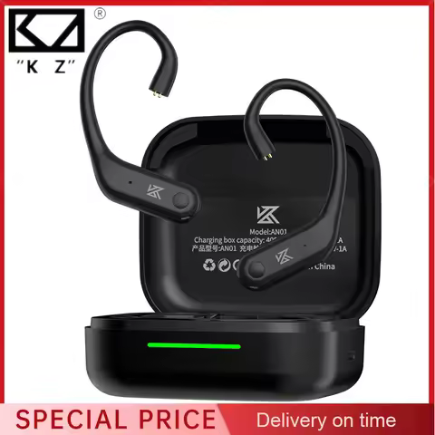 KZ AN01 Wireless Upgrade Ear Hook Cable C-Pin ANC Active Noise Cancellation Bluetooth Module LDAC HD