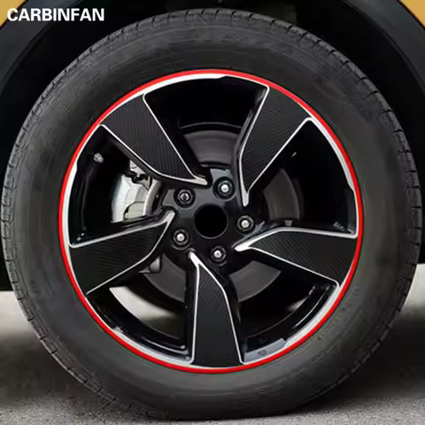 18 inch Carbon Fiber Wheel Rim Sticker Wheel Hub Waterproof sticker For Nissan Qashqai j11 2016 2017
