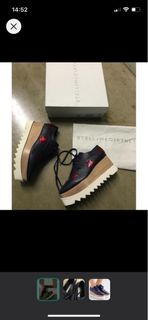 Stella McCartney ruby star elyse platform shoes size 36