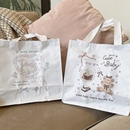 Mocorie - Glacessy Coquette Totebag Coquette Lunch Bag Coquette Lunch Bag/ Coquette Lunch Bag/ Ribbo