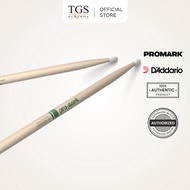 ProMark TXR5AN FORWARD 5A Drumsticks - Raw Hickory (Oval Nylon Tip)