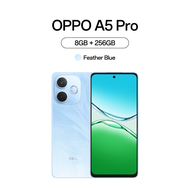 [New] OPPO A5 Pro (8+256G) ดีไซน์สวย ทนทาน AI LinkBoost กันน้ำ/กันฝุ่น IP69กล้อง 50 MP ชาร์จไว 45W แ