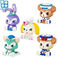 100% Local Lboyu Block Disney Duffy Duffy Bear Star Delu Small Mini Particle Block Toy