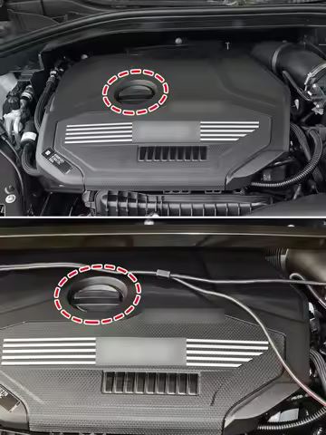 For BMW 1 3 5 7 Series Black Car Engine Oil Filling Cap Tank Covers Car Replacement Parts For BMW F5