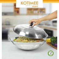 Stainless Steel Pot Lid - Heat-Resistant Frying Pan Lid - Thickness 31 33 40 cm