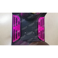 แผ่นรองพื้น (มีเนียม+ยาง) CNC GIORNO 125  มีให้เลือกหลายสี