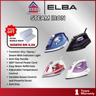 Elba Steam Iron Dry | Spray | Steam | ESI-N1852(BL/PP) | ESI-H2223C(VL) | ESI-H2023C(RD) | ESI-1196(