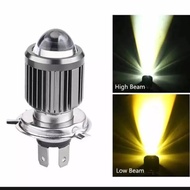 ( 1 Pcs ) BHOLAM LED LASER H4 2WARNA HI/LOW WATERPROOF H4 NYALA KUNING PUTIH UNIVERSAL MOTOR MOBIL L