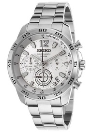 Karnvera Shop Seiko นาฬิกาข้อมือชาย Chronograph Stainless Steel SSB123P1