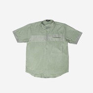 Bapin Men's Shams Laurel Green Short Sleeve Koko Shirt - Adult Motif Koko Shirt
