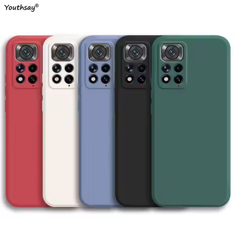 For Redmi Note 11 Case For Xiaomi Redmi Note 11 11S 12 10 Pro Cover Funda Shell Capa Liquid Silicone
