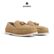 SPERRY AUTHENTIC ORIGINAL TASSLE LOAFER รองเท้าโลฟเฟอร์ ผู้ชาย สีเบจ ( FLT - 13967522 )