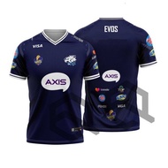 Evos Gaming Shirt Jersey 2023 LOGO customized team clothes 3D Print Casual man/women Short sleeve and long sleeve Adults and children