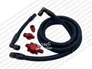 สายหม้อลมเบรค JEGS สำหรับ Isuzu/Cherry รุ่น 1.9/2.5/3.0 ขนาด AN6 งอ 90/180 พร้อมชุดอะไหล่ครบชุด