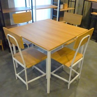 โต๊ะอาหาร 4 คน ชุดโต๊ะอาหาร Dinning table dining table 4 seat table set and chair โต๊ะร้านอาหาร โต๊