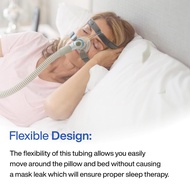 Yuwell CPAP Bipap Tube 22mm,cpap machine hose breathing tube for auto cpap machines sleep apnea