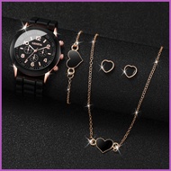 ❐ ✙ ◮ 【Ready Stock】 Geneva Fashion Watch Lady Quartz Silicone Strap Wrist Watches