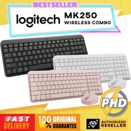 Logitech MK250 Wireless Keyboard Mouse Combo Compact Bluetooth Easy to Connect