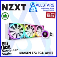 (ALLSTARS : We are Back PROMO) NZXT Kraken Z73 RGB (White) 360mm Liquid Cooler with LCD Display / support LGA1700 / AIO Cooler ( (Warranty 6years with TechDynamic)