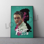 Wooden Poster Wall Decoration - Film Fight Club