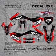 Sticker Decal Sticker Mini Trail RXF 50cc Sticker rxf 110cc Sticker Minti Trail Sticker Motor Sticke