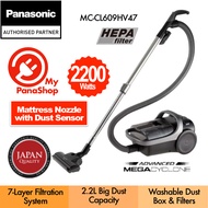 Panasonic Powerful Advanced Cyclone Bagless Canister Vacuum Cleaner with HEPA Filter ( 2200w , 2.2L 