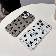 butterfly Casing Compatible for iPhone 15 14 13 12 11 Pro Max X Xr Xs Max 8 7 6 6s Plus SE xr xs Phantom Soft phone case