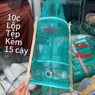 5 -10 improved shrimp roofing 25 x 55cm, 3mm mesh to catch shrimp, shiny fish, eels...