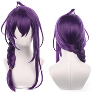 Purple Cosplay Wig Anime Ensemble Stars Ayase Mayoi Wigs with Long Braid Hair Heat Resistant Fiber S