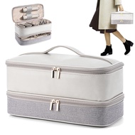 Ceuku Travel Carrying Case for Shark/Dyson Hair Dryer Double-Layer Travel Case for Dyson Airwrap Sha