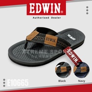 Edwin Signature  Lightweight Slipper | Selipar Lelaki Edwin - E 10484 Black/Brown