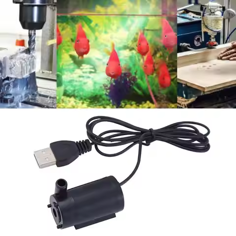 Mini Submersible Water Pump Portable Hydroponic Fish Tank Circulating Water Craft Fountain For Garde