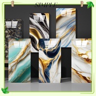 SIMPLESHOP Wall Stickers, Waterproof 30x60cm Marble Tiles,  PVC Self Adhesive Floor Tile Sticker Kit