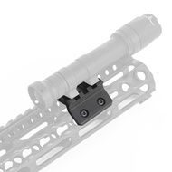 NOBUHIRO 45 Degree Offset Weapon Light Mount, Aluminum Alloy Offset Tactical Light Mount for Mlok/Ke