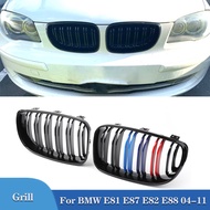 Car Front Kidney Grille Grill Racing Grills For BMW 1 Series E81 E87 E82 E88 120i 130i 2004-2011 Dua